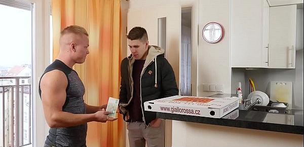  Boyfun - Pizza Delivery Leads To Bareback Fuck